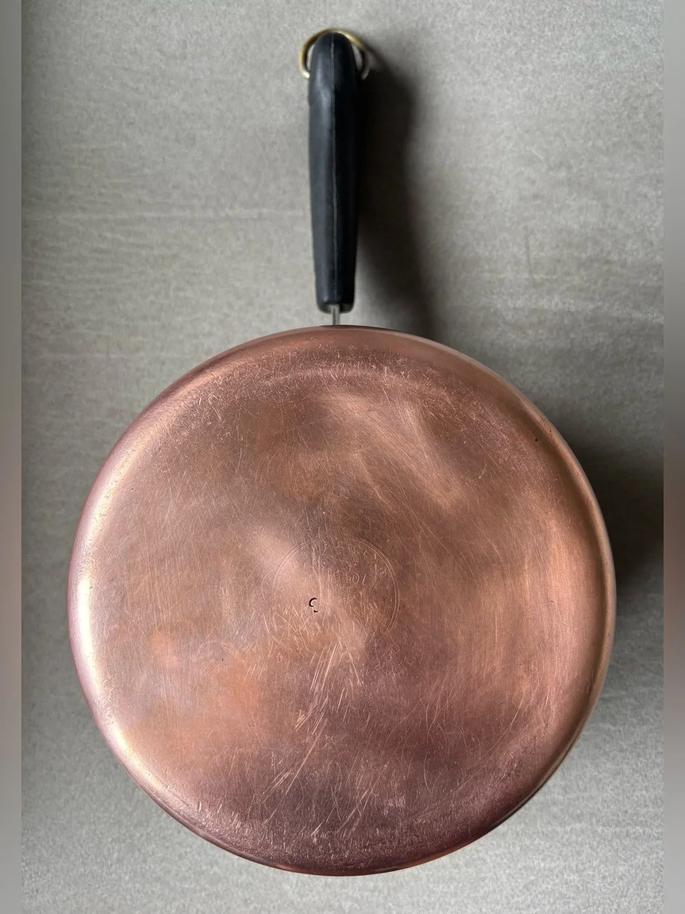 Revere Ware 1801 3 Qt Sauce Pan Copper Clad Bottom Pre 1968 Double Ring No Lid